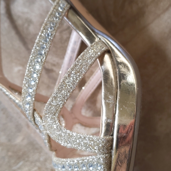 Nina Sparkly Evening High Heel Shoes - Picture 7 of 9